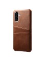 Предпазен гръб за Samsung Galaxy A36 - кафяв