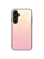 Предпазен гръб от закалено стъкло за Samsung Galaxy A36 - златист и розов