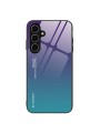 Предпазен гръб от закалено стъкло за Samsung Galaxy A36 - син и лилав