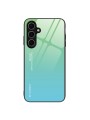 Предпазен гръб от закалено стъкло за Samsung Galaxy A36 - син и зелен