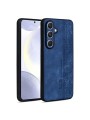 Противоплъзгащ се тънък гръб от еко кожа за Samsung Galaxy A36 - син