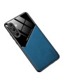 Предпазен гръб с покритие от еко кожа за Samsung Galaxy A36 - син