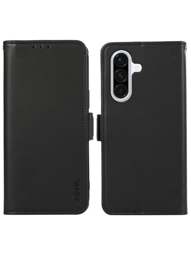 Калъф от еко кожа тип портмоне с RFID блокиране за Samsung Galaxy A36 - черен Калъф от еко кожа тип портмоне с RFID блокиране за Samsung Galaxy A36 - черен