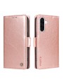 Калъф от еко кожа тип портмоне за Samsung Galaxy A36 - розов