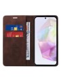 Калъф от еко кожа тип портмоне с RFID  блокираща технология за Samsung Galaxy A36 - кафяв