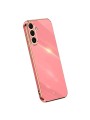 Предпазен удароустойчив гръб с галванизирана рамка за Samsung Galaxy A54 - червен