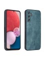 Противоплъзгащ се тънък гръб от еко кожа за Samsung Galaxy A54 - зелен