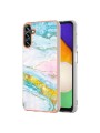 Предпазен удароустойчив гръб с мраморни шарки за Samsung Galaxy A54 - шарен