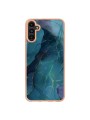 Предпазен удароустойчив гръб с цветни шарки за Samsung Galaxy A54 - зелен