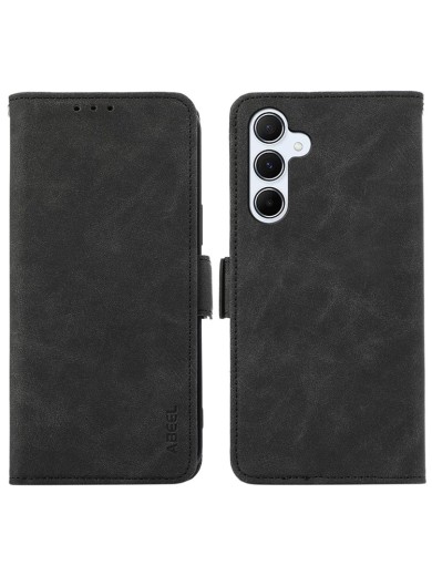 Калъф от еко кожа тип портмоне с RFID блокиране за Samsung Galaxy A54 - черен Калъф от еко кожа тип портмоне с RFID блокиране за Samsung Galaxy A54 - черен