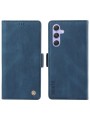Калъф от еко кожа тип портмоне за Samsung Galaxy A54 - син