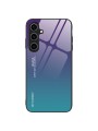 Предпазен гръб от закалено стъкло за Samsung Galaxy A55 - син и лилав