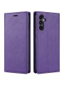 Калъф от еко кожа тип портмоне за Samsung Galaxy A56 - лилав