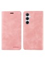 Калъф от еко кожа тип портмоне с RFID  блокираща технология за Samsung Galaxy A56 - розов