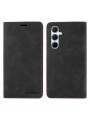 Калъф от еко кожа тип портмоне с RFID  блокираща технология за Samsung Galaxy A56 - черен