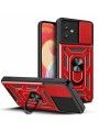 Удароустойчив предпазен гръб за Samsung Galaxy F04 - червен