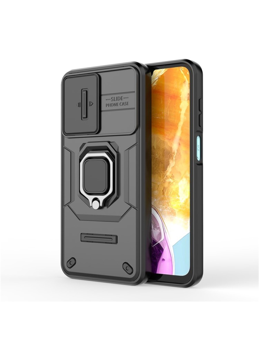Удароустойчив предпазен гръб за Samsung Galaxy M15 - черен
