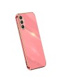 Предпазен удароустойчив гръб с галванизирана рамка за Samsung Galaxy S23 FE - червен