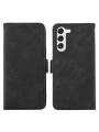 Калъф от еко кожа тип портмоне с RFID блокиране за Samsung Galaxy S23 - черен