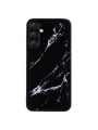 Предпазен гръб с мраморни шарки за Samsung Galaxy S24 FE - черен
