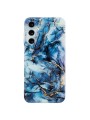 Предпазен гръб с мраморни шарки за Samsung Galaxy S24 FE - сив и син