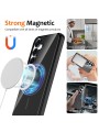Предпазен гръб с каишка съвместим с MagSafe за Samsung Galaxy S24 FE - черен