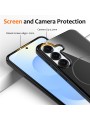 Предпазен гръб с каишка съвместим с MagSafe за Samsung Galaxy S24 FE - черен
