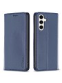 Калъф от еко кожа тип портмоне за Samsung Galaxy S24 FE - син