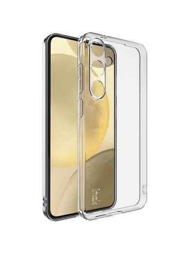 Предпазен гръб защитаващ телефона при падане и удар за Samsung Galaxy S24+ - прозрачен
