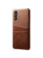 Предпазен гръб за Samsung Galaxy S24 - кафяв