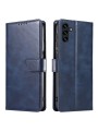 Калъф от еко кожа тип портмоне за Samsung Galaxy S24+ - син