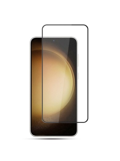 Протектор за екран от закалено стъкло за Samsung Galaxy S24+ с черна рамка