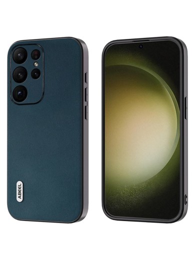 Устойчив при удар гръб от еко кожа за Samsung Galaxy S24 Ultra - зелен Устойчив при удар гръб от еко кожа за Samsung Galaxy S24 Ultra - зелен