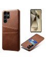 Предпазен гръб за Samsung Galaxy S24 Ultra - кафяв
