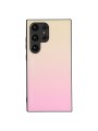 Предпазен гръб от закалено стъкло за Samsung Galaxy S24 Ultra - розов и златист