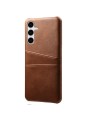 Предпазен гръб за Samsung Galaxy S25+ - кафяв