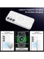 Удароустойчив блестящ предпазен гръб съвместим с Magsafe за Samsung Galaxy S25