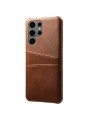 Предпазен гръб за Samsung Galaxy S25 Ultra - кафяв