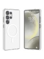 Удароустойчив предпазен гръб съвместим с Magsafe за Samsung Galaxy S25 Ultra - прозрачен