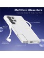 Удароустойчив предпазен гръб съвместим с Magsafe за Samsung Galaxy S25 Ultra - прозрачен