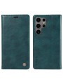 Калъф от еко кожа тип портмоне за Samsung Galaxy S25 Ultra - син