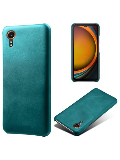 Предпазен гръб от eко кожа за Samsung Galaxy Xcover7 - зелен Предпазен гръб от eко кожа за Samsung Galaxy Xcover7 - зелен