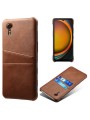 Предпазен гръб за Samsung Galaxy Xcover7 - кафяв