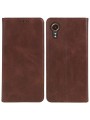 Калъф от еко кожа тип портмоне за Samsung Galaxy Xcover7 - кафяв
