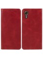 Калъф от еко кожа тип портмоне за Samsung Galaxy Xcover7 - червен
