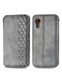 Калъф от еко кожа тип портмоне за Samsung Galaxy Xcover7 - сив
