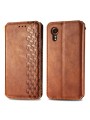 Калъф от еко кожа тип портмоне за Samsung Galaxy Xcover7 - кафяв