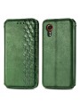 Калъф от еко кожа тип портмоне за Samsung Galaxy Xcover7 - зелен