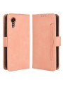 Калъф от еко кожа тип портмоне за Samsung Galaxy Xcover7 - розов