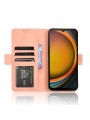 Калъф от еко кожа тип портмоне за Samsung Galaxy Xcover7 - розов